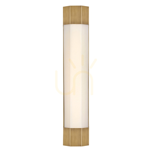 Duży kinkiet LED Facet 61 cm - Klasyczny mosiądz Quintiesse small 6