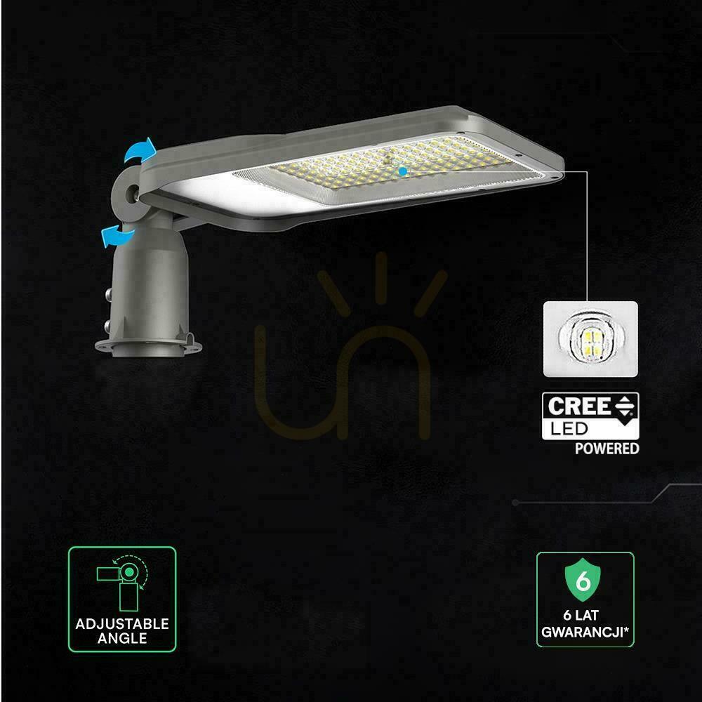 Sprawdź Oprawa uliczna LED V-TAC CREE CHIP z regulacją 50W VT-55ST 6500K 4700lm 6 lat gwarancji Oprawa uliczna LED V-TAC CREE CHIP z regulacją 50W VT-55ST 6500K 4700lm 6 lat gwarancji