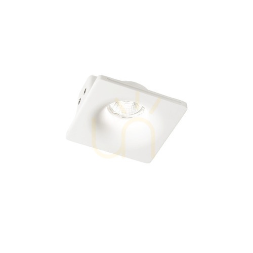 Sprawdź Oprawa wpuszczana Ideallux Zephyr 150284 biała gipsowa GU10 Ø12 cm