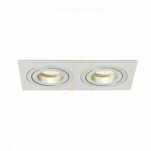 Oprawa wpuszczana PASADENA GU10 SQ II 2xGU10 aluminium szczotkowane 230 V small 3
