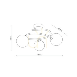 Ilsa Burgund Lampa Sufitowa 3 Xg9 small 7