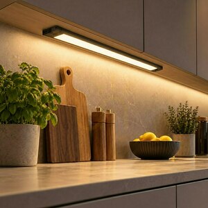 Czarna Lampka Podszafkowa 18 W 1100lm 5 Cct 60cm Czarny small 1