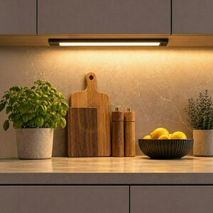 Czarna Lampka Podszafkowa 18 W 1100lm 5 Cct 60cm Czarny small 2