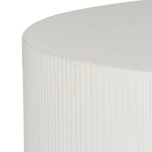 Stolik kawowy RYU, 90 cm, szaro-beżowy, z rowkami Nova Nook small 3
