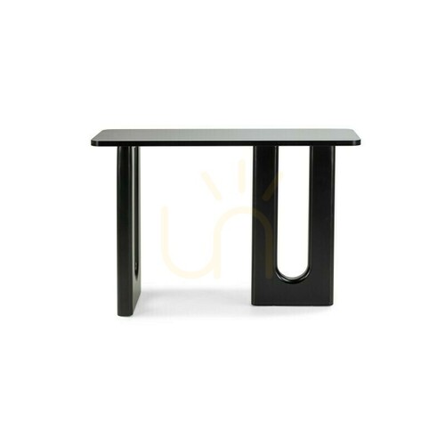 Sprawdź Biurko/konsola RICHI 120 cm, czarne, z łukami Nova Nook