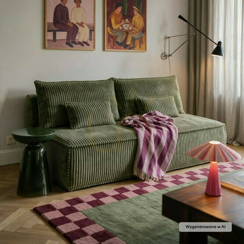 Zobacz Stolik pomocniczy OGAN 40 cm, oliwkowo-zielony, błyszczący Nova Nook Stolik pomocniczy OGAN 40 cm, oliwkowo-zielony, błyszczący Nova Nook
