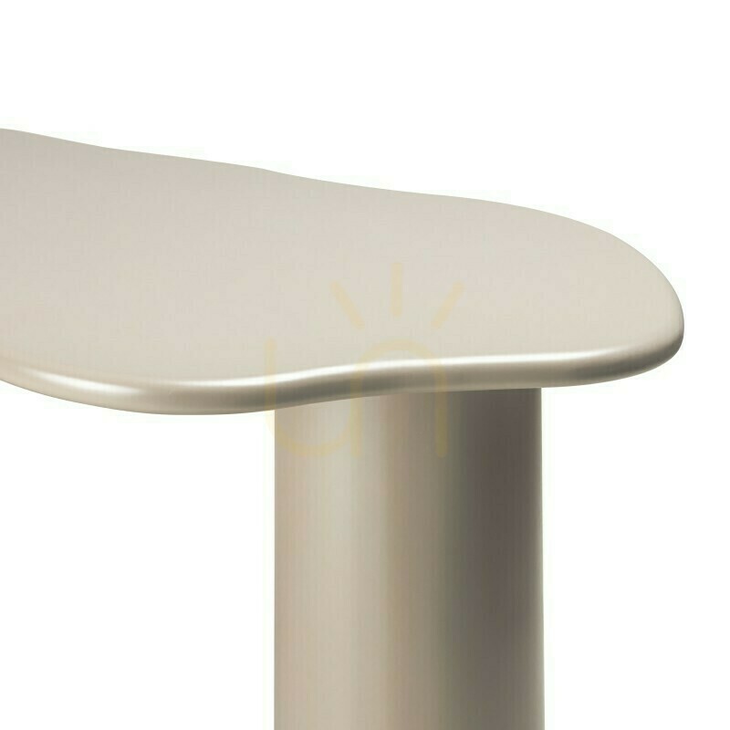 Pokaż Stół jadalniany LUXE 160 cm, ciemny beż, zaokrąglone kształty Nova Nook Stół jadalniany LUXE 160 cm, ciemny beż, zaokrąglone kształty Nova Nook