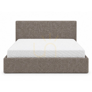 Łóżko tapicerowane SEMPLICE z schowkiem – 160x200 – GAVA 18 CIEMNY BEŻ Nova Nook small 4