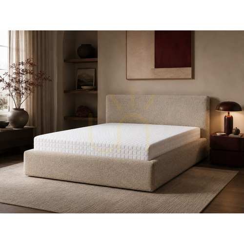 Sprawdź Łóżko tapicerowane SEMPLICE z schowkiem – 180x200 – GAVA 03 BEŻ Nova Nook