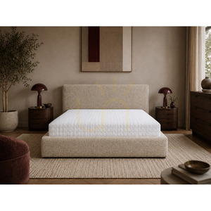 Łóżko tapicerowane SEMPLICE z schowkiem – 180x200 – GAVA 03 BEŻ Nova Nook small 2