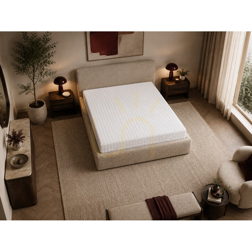 Sprawdź Łóżko tapicerowane SEMPLICE z schowkiem – 180x200 – GAVA 03 BEŻ Nova Nook