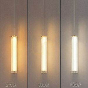 Złota Lampa Wisząca Trivia Gold 10 W Led Cct Ip44 IP44 small 1