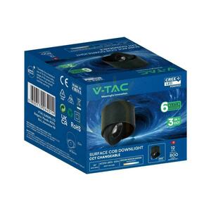 Oprawa V-TAC LED CREE uchylny downlight natynkowy 12W CRI90+ CCT IP44 biała VT-110012CCT 800lm 6 lat gwarancji small 3