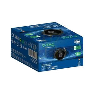 Oprawa V-TAC LED CREE uchylny downlight wpuszczany 18W CRI90+ CCT IP44 biała VT-110017CCT 1350lm 6 lat gwarancji 2 Oprawa V-TAC LED CREE uchylny downlight wpuszczany 18W CRI90+ CCT IP44 biała VT-110017CCT 1350lm 6 lat gwarancji small 2