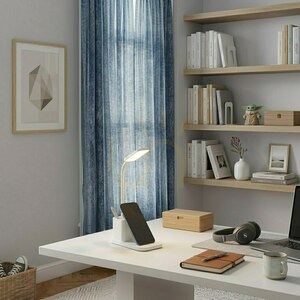 Biała Lampka Biurkowa Vade 2 W Led small 3