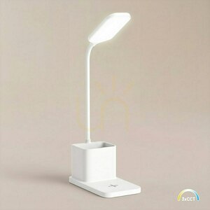 Biała Lampka Biurkowa Vade 2 W Led small 0