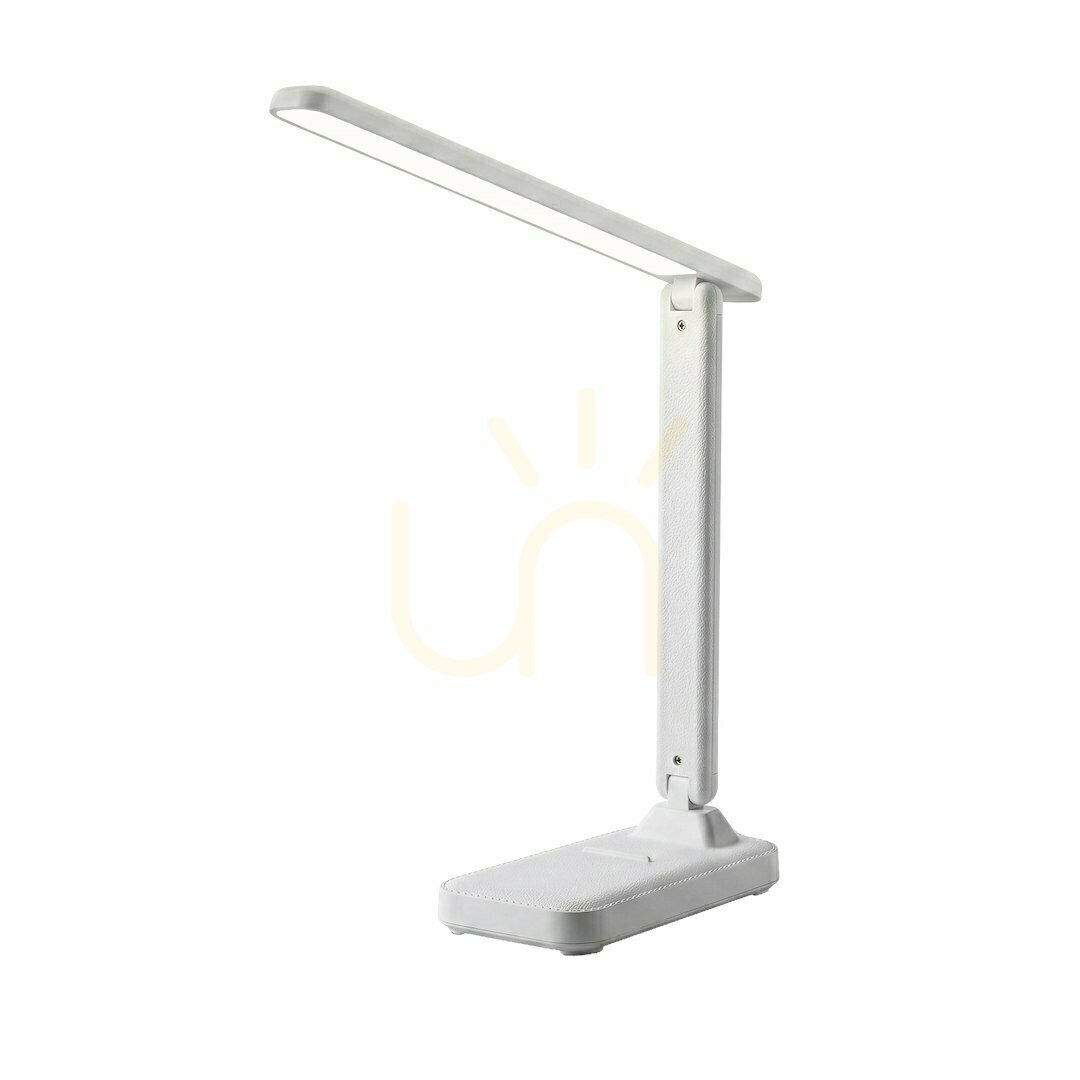 Pokaż Biała Lampka Biurkowa Arlo 4 W Led Biała Lampka Biurkowa Arlo 4 W Led
