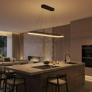 Czarna Lampa Wisząca Saturno 30 W Led Cct Czarny small 2