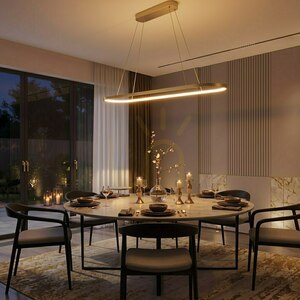 Złota Lampa Wisząca Saturno 30 W Led Cct Złoty small 3