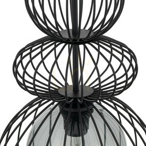 Kago Black Lampa Wisząca 1 Xe27 small 4