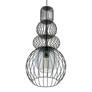 Kago Black Lampa Wisząca 1 Xe27 small 6