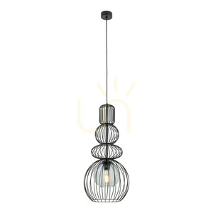 Kago Black Lampa Wisząca 1 Xe27 small 8