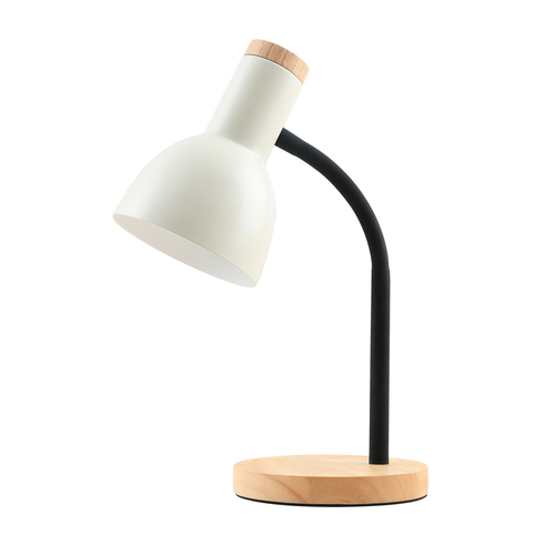 Sprawdź Lampka biurkowa Italux Senza biała E27 TB-37263-BG