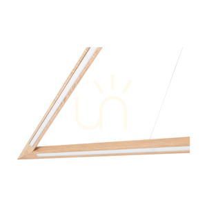 Lampa Wisząca Vinci Dąb olejowany/Nikiel mat 1xLED 35 W Up&Down 155 cm small 3