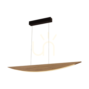 Lampa Wisząca Dubai Dąb olejowany/Czarny 1xLED 23 W Up&Down 117 cm 1 Lampa Wisząca Dubai Dąb olejowany/Czarny 1xLED 23 W Up&Down 117 cm small 1