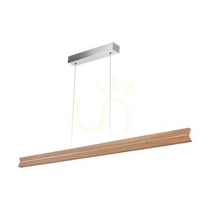 Lampa Wisząca Twin Dąb olejowany/Nikiel mat 3xLED 29 W Up&Down 120 cm small 0