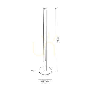 Lampa Podłogowa Conor Dąb olejowany/Czarny 1xLED 32 W Ø30 cm 4 Lampa Podłogowa Conor Dąb olejowany/Czarny 1xLED 32 W Ø30 cm small 4