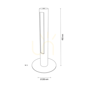 Lampa Stołowa Conor Dąb olejowany/Nikiel mat 1xLED 9 W Ø20 cm 4 Lampa Stołowa Conor Dąb olejowany/Nikiel mat 1xLED 9 W Ø20 cm small 4