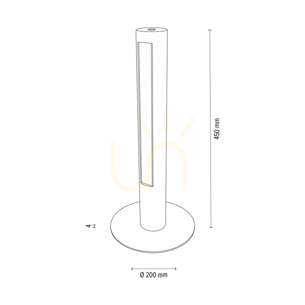Pokaż Lampa Stołowa Conor Dąb olejowany/Nikiel mat 1xLED 9 W Ø20 cm Lampa Stołowa Conor Dąb olejowany/Nikiel mat 1xLED 9 W Ø20 cm