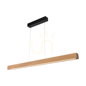 Lampa Wisząca Riflet Dąb olejowany/Czarny 3xLED 47 W Up&Down 120 cm 1 Lampa Wisząca Riflet Dąb olejowany/Czarny 3xLED 47 W Up&Down 120 cm small 1