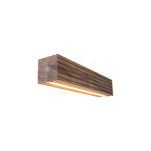 Kinkiet Riflet Dąb olejowany/Czarny 2xLED 13.9 W 38 cm 1 Kinkiet Riflet Dąb olejowany/Czarny 2xLED 13.9 W 38 cm small 1