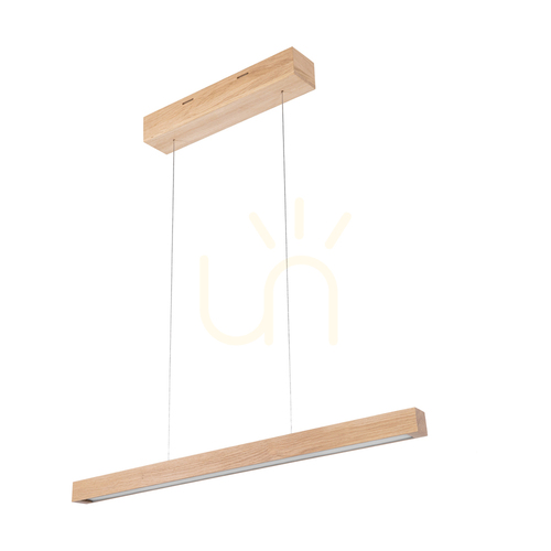 Sprawdź Lampa Wisząca Smal CCT Dąb olejowany 1xLED 26.4 W Up&Down 80 cm