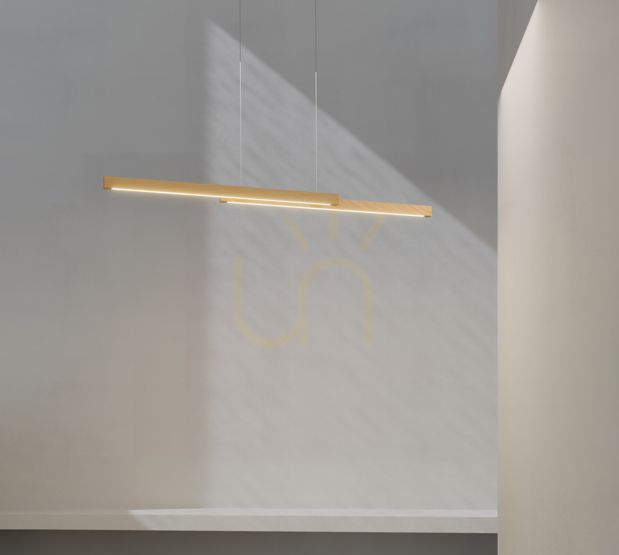 Wyświetl Lampa Wisząca Smal CCT Dąb olejowany 2xLED 27.2 W Up&Down 120 cm Lampa Wisząca Smal CCT Dąb olejowany 2xLED 27.2 W Up&Down 120 cm