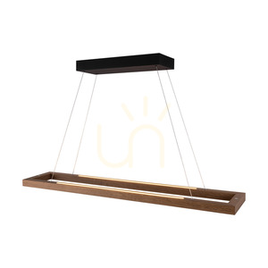 Lampa Wisząca Legno Dąb olejowany/Czarny 3xLED 68 W Up&Down 124.5 cm 2 Lampa Wisząca Legno Dąb olejowany/Czarny 3xLED 68 W Up&Down 124.5 cm small 2