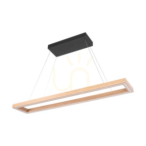 Lampa Wisząca Legno Dąb olejowany/Czarny 3xLED 68 W Up&Down 124.5 cm 0 Lampa Wisząca Legno Dąb olejowany/Czarny 3xLED 68 W Up&Down 124.5 cm small 0