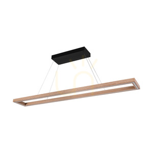 Lampa Wisząca Legno Dąb olejowany/Czarny 3xLED 80 W Up&Down 164.5 cm 0 Lampa Wisząca Legno Dąb olejowany/Czarny 3xLED 80 W Up&Down 164.5 cm small 0