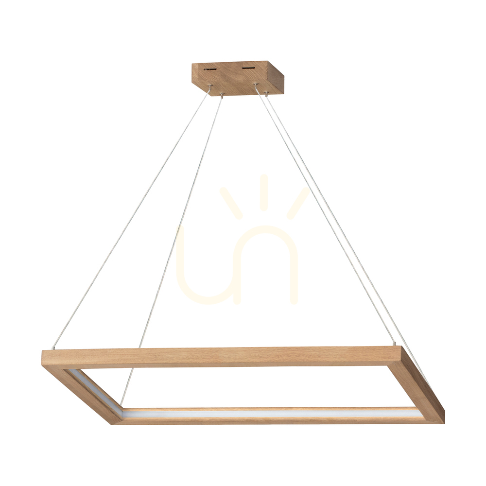 Sprawdź Lampa Wisząca Legno Dąb olejowany 1xLED 33 W Up&Down 84 cm Lampa Wisząca Legno Dąb olejowany 1xLED 33 W Up&Down 84 cm