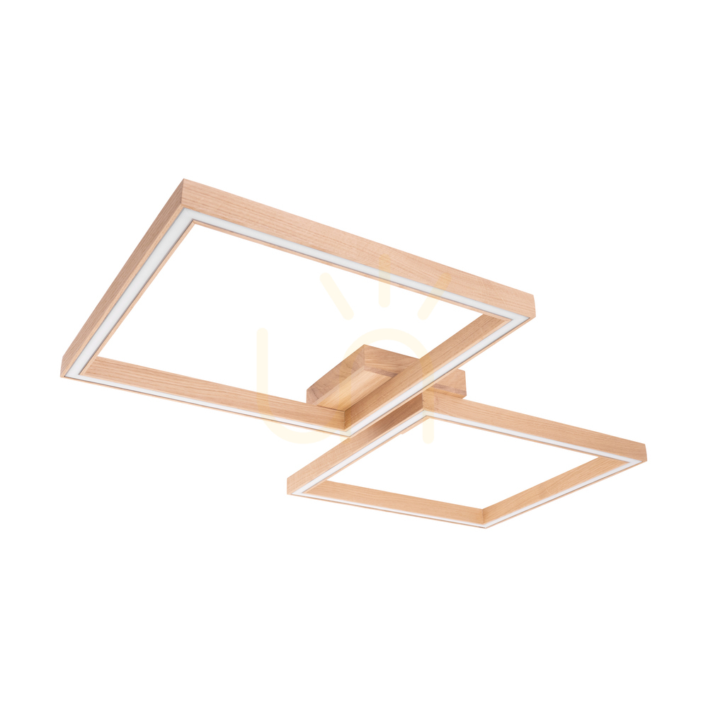 Obejrzyj Lampa Sufitowa / Kinkiet Ramme Dąb olejowany 2xLED 48 W 89 cm Lampa Sufitowa / Kinkiet Ramme Dąb olejowany 2xLED 48 W 89 cm
