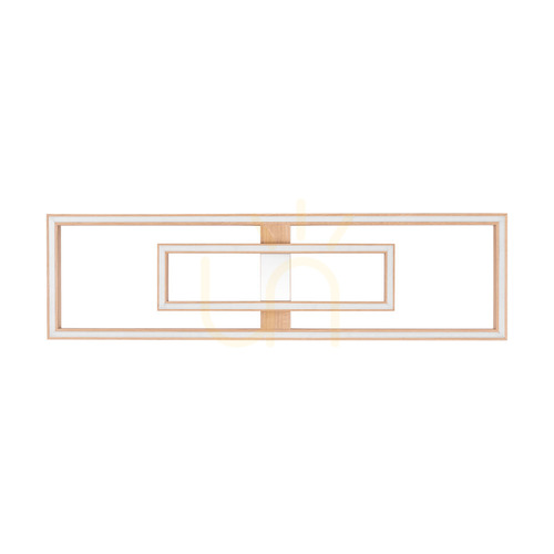 Sprawdź Lampa Sufitowa / Kinkiet Ramme Dąb olejowany/Nikiel mat 2xLED 67.5 W 123.7 cm