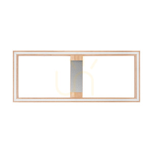 Lampa Sufitowa / Kinkiet Ramme Dąb olejowany/Nikiel mat 1xLED 33 W 83.7 cm small 0