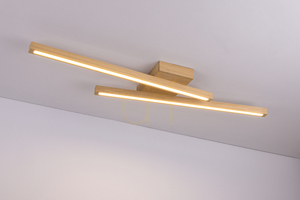 Lampa Sufitowa / Kinkiet Linus Dąb olejowany 2xLED 18 W 87.5 cm small 4