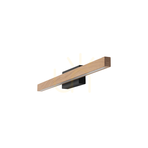 Sprawdź Kinkiet Aqua Luce Dąb olejowany/Czarny 1xLED 9 W 60 cm