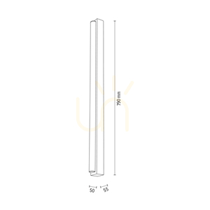 Kinkiet Aqua Luce Dąb olejowany 1xLED 12 W 79 cm 3 Kinkiet Aqua Luce Dąb olejowany 1xLED 12 W 79 cm small 3