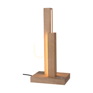 Lampa Stołowa Soho Dąb olejowany 2xLED 10 W 21.5 cm small 1