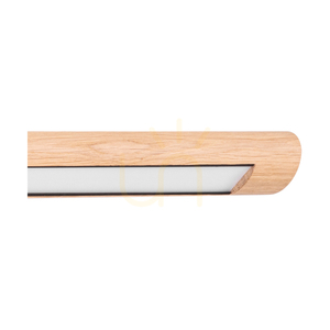 Lampa Sufitowa Razmus Dąb olejowany/Czarny 1xLED 28 W 98 cm small 2