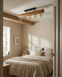 Lampa Sufitowa Core Brązowy/Czarny 4xE27 70 cm small 1